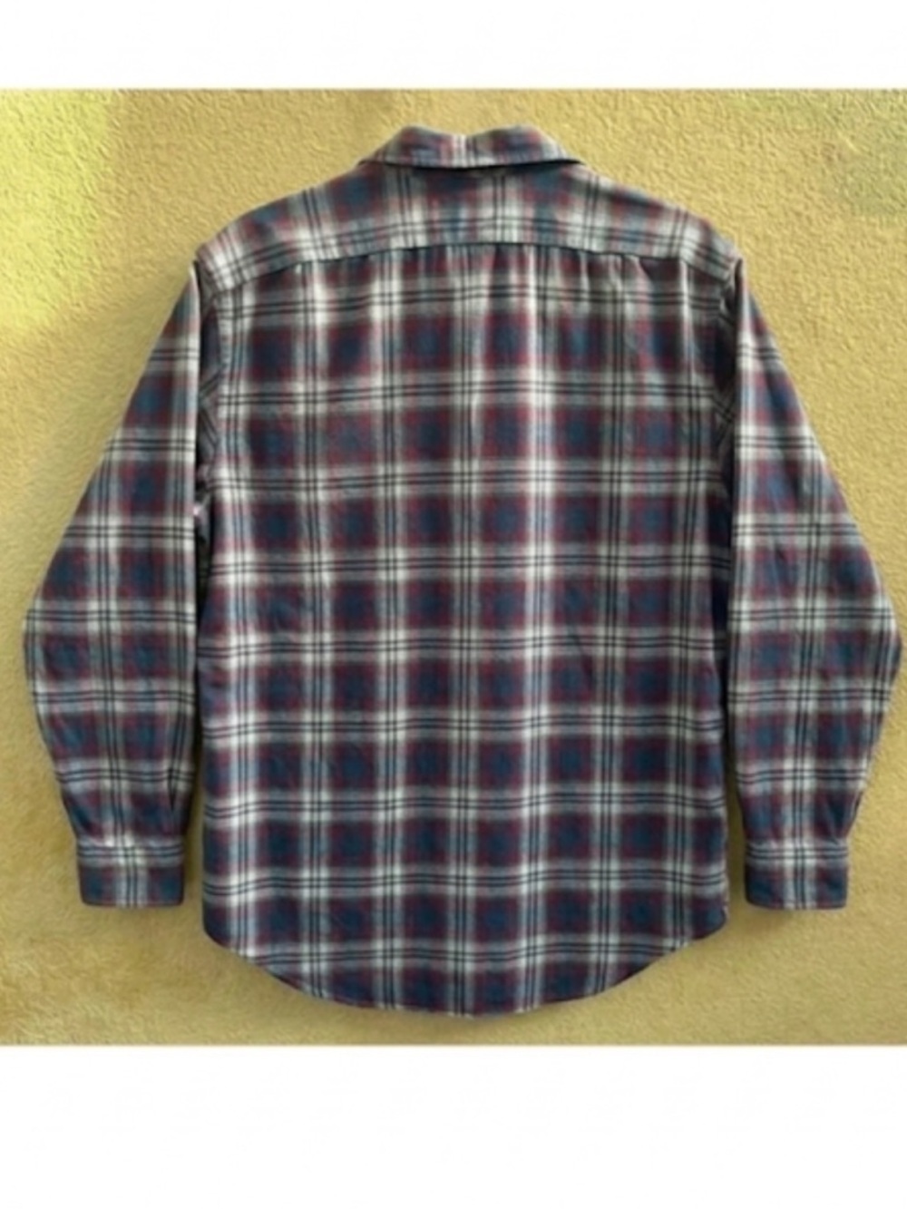 Vintage Polo Ralph Lauren “Authentic Dungarees" Plaid Shirt Size Large EUC! - Picture 4 of 6